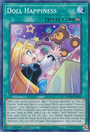 Doll Happiness (BACH-EN098) - Battle of Chaos 1st Edition Battle of Chaos Yugioh Single  Squirtle Squad Card Shop.