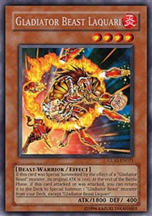 Gladiator Beast Laquari (GLAS-EN021) - Gladiator's Assault 1st Edition Gladiator's Assault Yugioh Single  Squirtle Squad Card Shop.