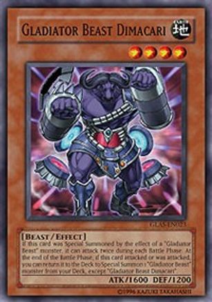 Gladiator Beast Dimacari (GLAS-EN023) - Gladiator's Assault 1st Edition Gladiator's Assault Yugioh Single  Squirtle Squad Card Shop.