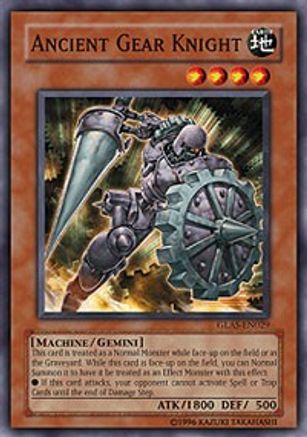 Ancient Gear Knight (GLAS-EN029) - Gladiator's Assault 1st Edition Gladiator's Assault Yugioh Single  Squirtle Squad Card Shop.