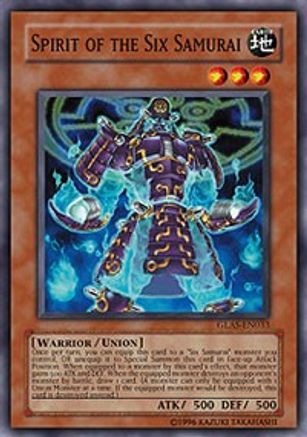Spirit of the Six Samurai (GLAS-EN033) - Gladiator's Assault 1st Edition Gladiator's Assault Yugioh Single  Squirtle Squad Card Shop.