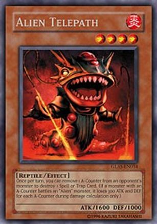 Alien Telepath (GLAS-EN034) - Gladiator's Assault Unlimited Gladiator's Assault Yugioh Single  Squirtle Squad Card Shop.