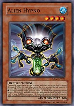 Alien Hypno (GLAS-EN035) - Gladiator's Assault 1st Edition Gladiator's Assault Yugioh Single  Squirtle Squad Card Shop.