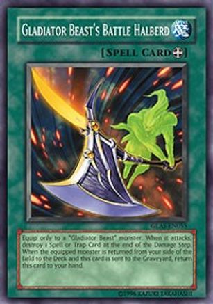 Gladiator Beast's Battle Halberd (GLAS-EN055) - Gladiator's Assault 1st Edition Gladiator's Assault Yugioh Single  Squirtle Squad Card Shop.
