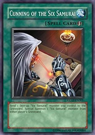 Cunning of the Six Samurai (GLAS-EN061) - Gladiator's Assault 1st Edition Gladiator's Assault Yugioh Single  Squirtle Squad Card Shop.
