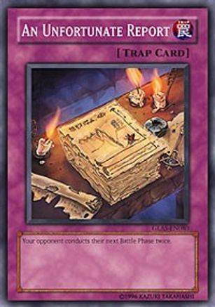 An Unfortunate Report (GLAS-EN080) - Gladiator's Assault Unlimited Gladiator's Assault Yugioh Single  Squirtle Squad Card Shop.