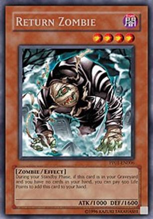Return Zombie (PP01-EN006) - Premium Pack 1 Unlimited Premium Pack 1 Yugioh Single  Squirtle Squad Card Shop.