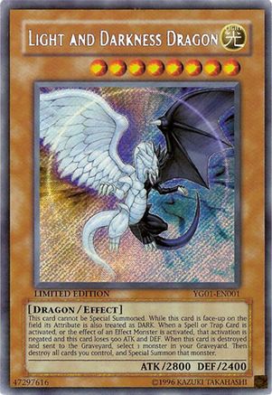 Light and Darkness Dragon (YG01-EN001) - Yu-Gi-Oh! GX Manga Promotional Cards Limited Yu-Gi-Oh! GX Manga Promotional Cards Yugioh Single  Squirtle Squad Card Shop.
