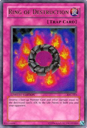 Ring of Destruction (IOC-SE3) - Invasion of Chaos Limited Invasion of Chaos Yugioh Single  Squirtle Squad Card Shop.