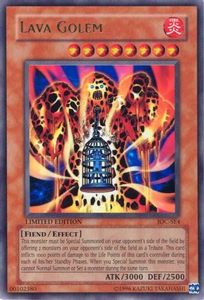 Lava Golem (IOC-SE4) - Invasion of Chaos Limited Invasion of Chaos Yugioh Single  Squirtle Squad Card Shop.