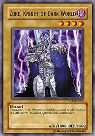 Zure, Knight of Dark World (YSDS-EN008) - Starter Deck: Syrus Truesdale 1st Edition Starter Deck: Syrus Truesdale Yugioh Single  Squirtle Squad Card Shop.