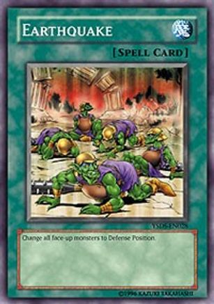 Earthquake (YSDS-EN028) - Starter Deck: Syrus Truesdale 1st Edition Starter Deck: Syrus Truesdale Yugioh Single  Squirtle Squad Card Shop.