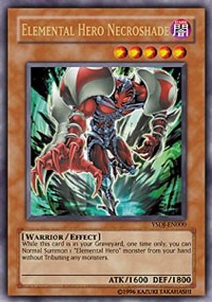 Elemental HERO Necroshade (YSDJ-EN000) - Starter Deck: Jaden Yuki 1st Edition Starter Deck: Jaden Yuki Yugioh Single  Squirtle Squad Card Shop.