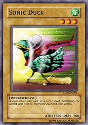 Sonic Duck (YSDJ-EN004) - Starter Deck: Jaden Yuki Unlimited Starter Deck: Jaden Yuki Yugioh Single  Squirtle Squad Card Shop.
