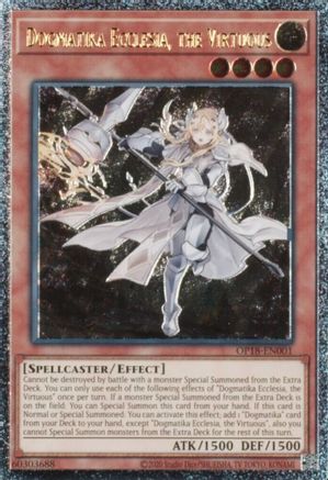 Dogmatika Ecclesia, the Virtuous (UTR) (OP18-EN001) - OTS Tournament Pack 18 Unlimited OTS Tournament Pack 18 Yugioh Single  Squirtle Squad Card Shop.