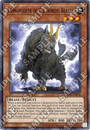 Tanngnjostr of the Nordic Beasts (OP18-EN014) - OTS Tournament Pack 18 Unlimited OTS Tournament Pack 18 Yugioh Single  Squirtle Squad Card Shop.