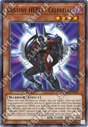 Destiny HERO - Celestial (OP18-EN017) - OTS Tournament Pack 18 Unlimited OTS Tournament Pack 18 Yugioh Single  Squirtle Squad Card Shop.