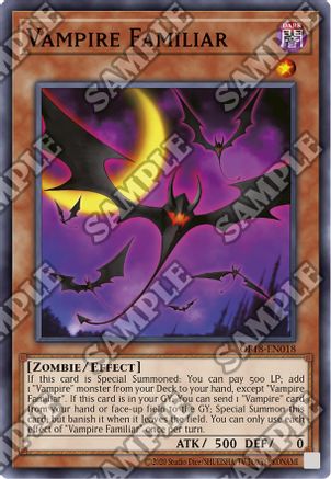 Vampire Familiar (OP18-EN018) - OTS Tournament Pack 18 Unlimited OTS Tournament Pack 18 Yugioh Single  Squirtle Squad Card Shop.