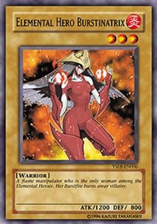 Elemental HERO Burstinatrix (YSDJ-EN006) - Starter Deck: Jaden Yuki Unlimited Starter Deck: Jaden Yuki Yugioh Single  Squirtle Squad Card Shop.