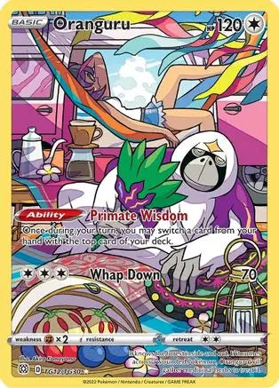 Oranguru TG12  - Holofoil SWSH09 Brilliant Stars Trainer Gallery - Ultra Rare SWSH09: Brilliant Stars Trainer Gallery Pokemon Single  Squirtle Squad Card Shop.