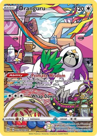 Oranguru TG12  - Holofoil SWSH09 Brilliant Stars Trainer Gallery - Ultra Rare SWSH09: Brilliant Stars Trainer Gallery Pokemon Single  Squirtle Squad Card Shop.