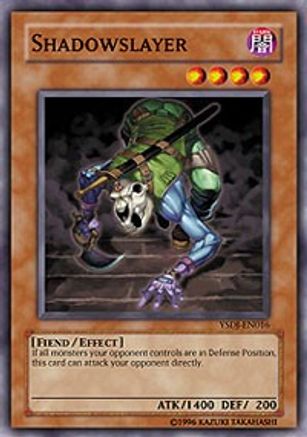 Shadowslayer (YSDJ-EN016) - Starter Deck: Jaden Yuki 1st Edition Starter Deck: Jaden Yuki Yugioh Single  Squirtle Squad Card Shop.