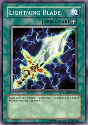 Lightning Blade (YSDJ-EN023) - Starter Deck: Jaden Yuki 1st Edition Starter Deck: Jaden Yuki Yugioh Single  Squirtle Squad Card Shop.