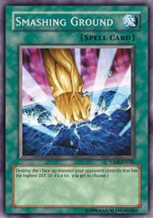 Smashing Ground (YSDJ-EN026) - Starter Deck: Jaden Yuki 1st Edition Starter Deck: Jaden Yuki Yugioh Single  Squirtle Squad Card Shop.