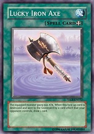 Lucky Iron Axe (YSDJ-EN032) - Starter Deck: Jaden Yuki Unlimited Starter Deck: Jaden Yuki Yugioh Single  Squirtle Squad Card Shop.