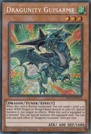 Dragunity Guisarme (HAC1-EN172) - Hidden Arsenal: Chapter 1 Limited Hidden Arsenal: Chapter 1 Yugioh Single  Squirtle Squad Card Shop.