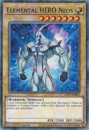 Elemental HERO Neos (Duel Terminal) (HAC1-EN004) - Hidden Arsenal: Chapter 1 1st Edition Hidden Arsenal: Chapter 1 Yugioh Single  Squirtle Squad Card Shop.
