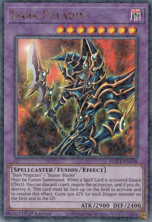 Dark Paladin (Duel Terminal) (HAC1-EN018) - Hidden Arsenal: Chapter 1 1st Edition Hidden Arsenal: Chapter 1 Yugioh Single  Squirtle Squad Card Shop.