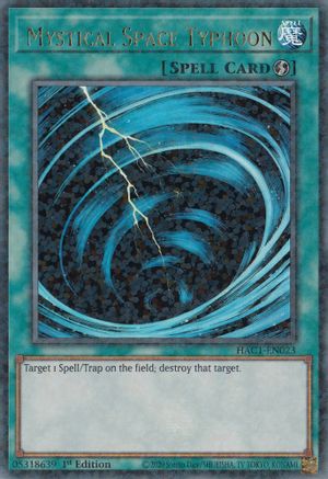 Mystical Space Typhoon (Duel Terminal) (HAC1-EN023) - Hidden Arsenal: Chapter 1 1st Edition Hidden Arsenal: Chapter 1 Yugioh Single  Squirtle Squad Card Shop.