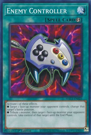 Enemy Controller (HAC1-EN025) - Hidden Arsenal: Chapter 1 1st Edition Hidden Arsenal: Chapter 1 Yugioh Single  Squirtle Squad Card Shop.