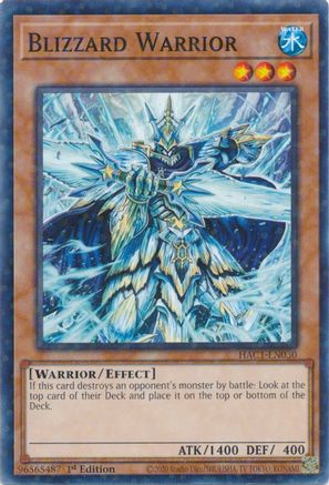 Blizzard Warrior (Duel Terminal) (HAC1-EN030) - Hidden Arsenal: Chapter 1 1st Edition Hidden Arsenal: Chapter 1 Yugioh Single  Squirtle Squad Card Shop.