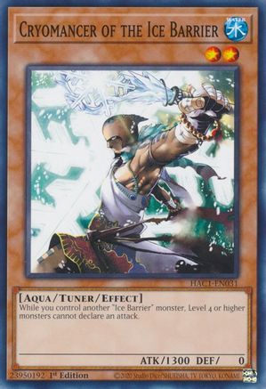 Cryomancer of the Ice Barrier (HAC1-EN031) - Hidden Arsenal: Chapter 1 1st Edition Hidden Arsenal: Chapter 1 Yugioh Single  Squirtle Squad Card Shop.