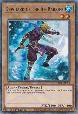 Dewdark of the Ice Barrier (Duel Terminal) (HAC1-EN039) - Hidden Arsenal: Chapter 1 1st Edition Hidden Arsenal: Chapter 1 Yugioh Single  Squirtle Squad Card Shop.