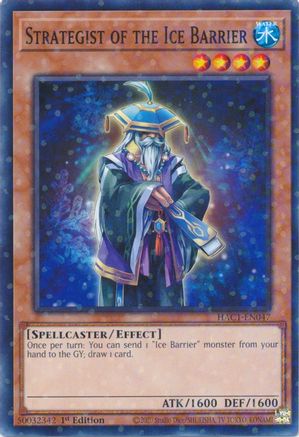 Strategist of the Ice Barrier (Duel Terminal) (HAC1-EN047) - Hidden Arsenal: Chapter 1 1st Edition Hidden Arsenal: Chapter 1 Yugioh Single  Squirtle Squad Card Shop.