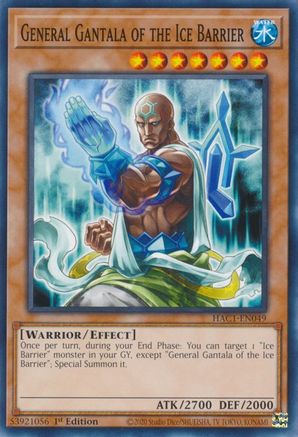 General Gantala of the Ice Barrier (HAC1-EN049) - Hidden Arsenal: Chapter 1 1st Edition Hidden Arsenal: Chapter 1 Yugioh Single  Squirtle Squad Card Shop.