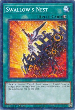 Swallow's Nest (Duel Terminal) (HAC1-EN171) - Hidden Arsenal: Chapter 1 1st Edition Hidden Arsenal: Chapter 1 Yugioh Single  Squirtle Squad Card Shop.