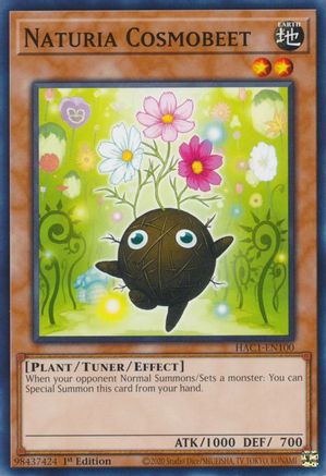 Naturia Cosmobeet (HAC1-EN100) - Hidden Arsenal: Chapter 1 1st Edition Hidden Arsenal: Chapter 1 Yugioh Single  Squirtle Squad Card Shop.