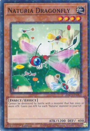 Naturia Dragonfly (Duel Terminal) (HAC1-EN101) - Hidden Arsenal: Chapter 1 1st Edition Hidden Arsenal: Chapter 1 Yugioh Single  Squirtle Squad Card Shop.