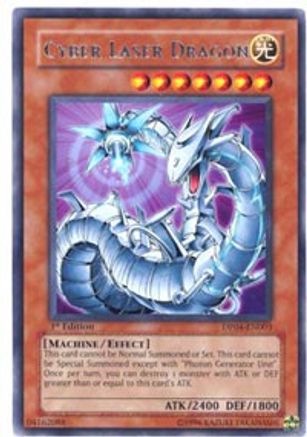 Cyber Laser Dragon (DP04-EN003) - Duelist Pack 4: Zane Truesdale 1st Edition Duelist Pack 4: Zane Truesdale Yugioh Single  Squirtle Squad Card Shop.