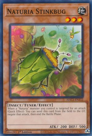 Naturia Stinkbug (HAC1-EN112) - Hidden Arsenal: Chapter 1 1st Edition Hidden Arsenal: Chapter 1 Yugioh Single  Squirtle Squad Card Shop.