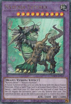 Naturia Exterio (Duel Terminal) (HAC1-EN119) - Hidden Arsenal: Chapter 1 1st Edition Hidden Arsenal: Chapter 1 Yugioh Single  Squirtle Squad Card Shop.