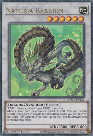 Naturia Barkion (Duel Terminal) (HAC1-EN122) - Hidden Arsenal: Chapter 1 1st Edition Hidden Arsenal: Chapter 1 Yugioh Single  Squirtle Squad Card Shop.