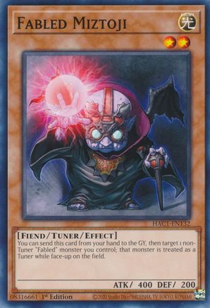 Fabled Miztoji (HAC1-EN132) - Hidden Arsenal: Chapter 1 1st Edition Hidden Arsenal: Chapter 1 Yugioh Single  Squirtle Squad Card Shop.