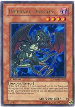 Infernal Dragon (DP04-EN010) - Duelist Pack 4: Zane Truesdale Unlimited Duelist Pack 4: Zane Truesdale Yugioh Single  Squirtle Squad Card Shop.