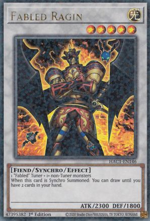 Fabled Ragin (Duel Terminal) (HAC1-EN146) - Hidden Arsenal: Chapter 1 1st Edition Hidden Arsenal: Chapter 1 Yugioh Single  Squirtle Squad Card Shop.