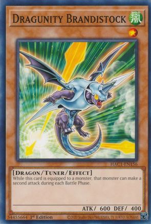Dragunity Brandistock (HAC1-EN156) - Hidden Arsenal: Chapter 1 1st Edition Hidden Arsenal: Chapter 1 Yugioh Single  Squirtle Squad Card Shop.